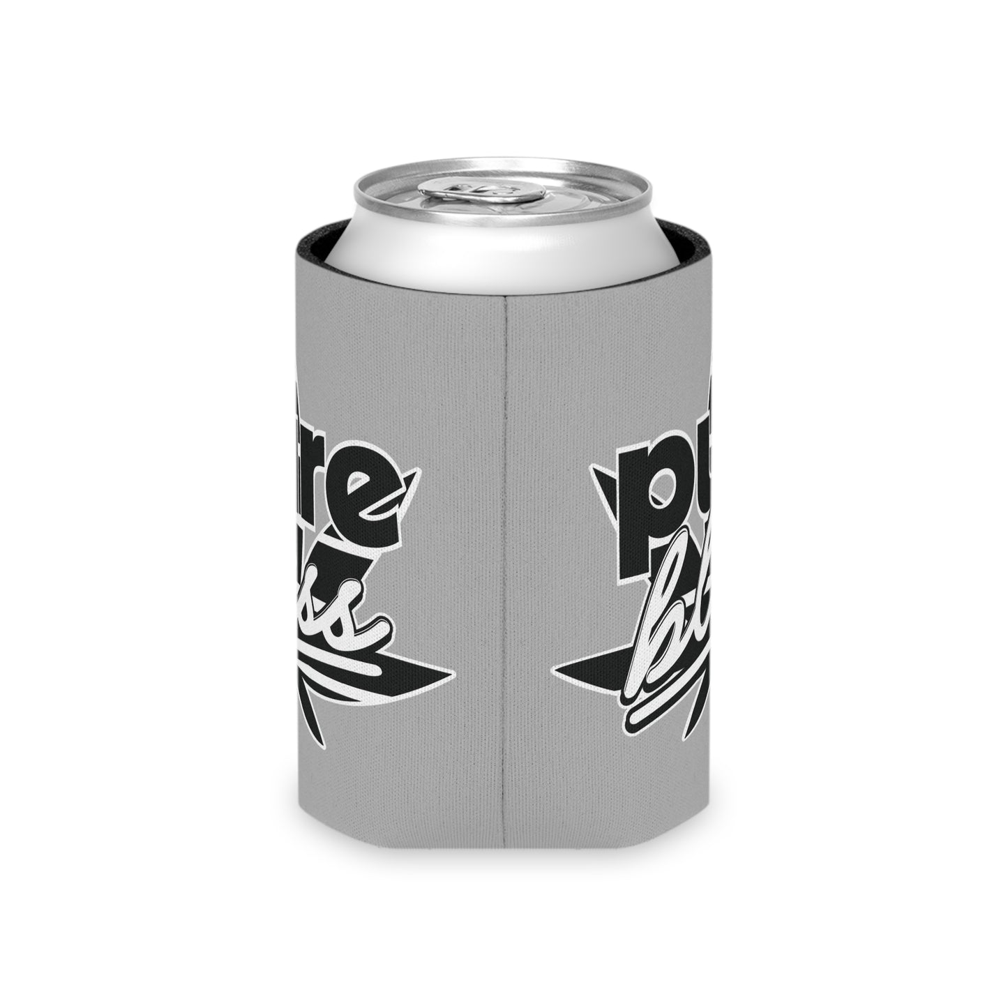 Can Cooler Pure Bliss Monotone Logo