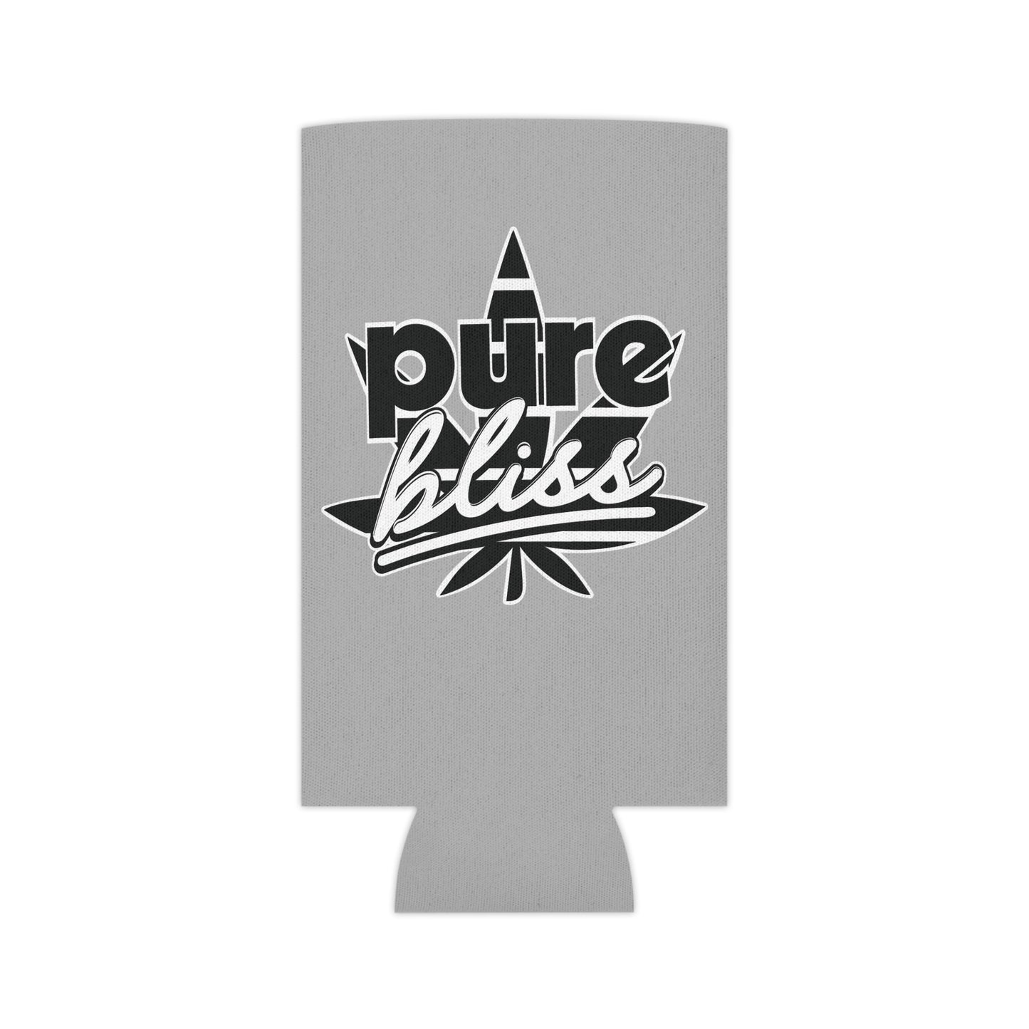 Can Cooler Pure Bliss Monotone Logo