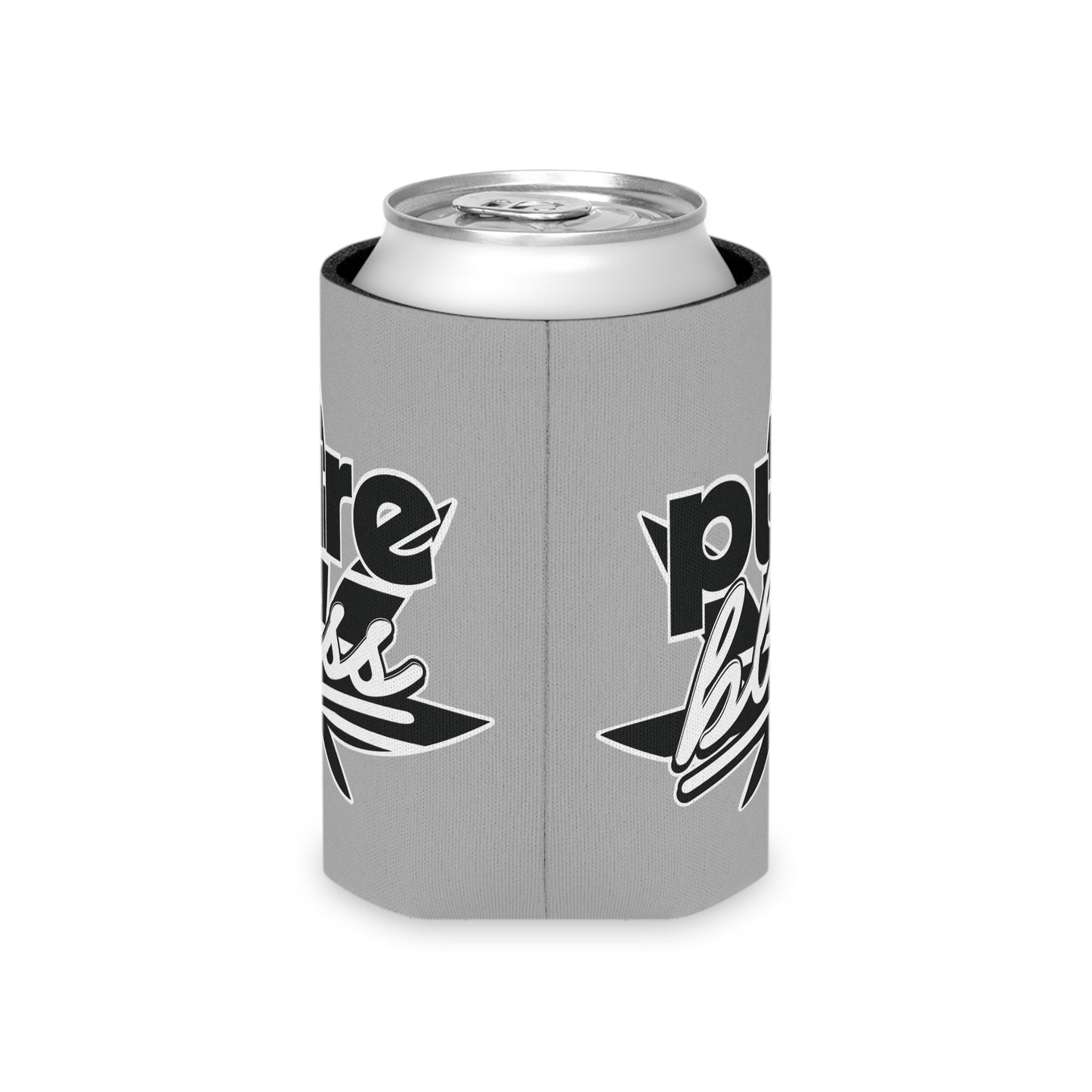 Can Cooler Pure Bliss Monotone Logo