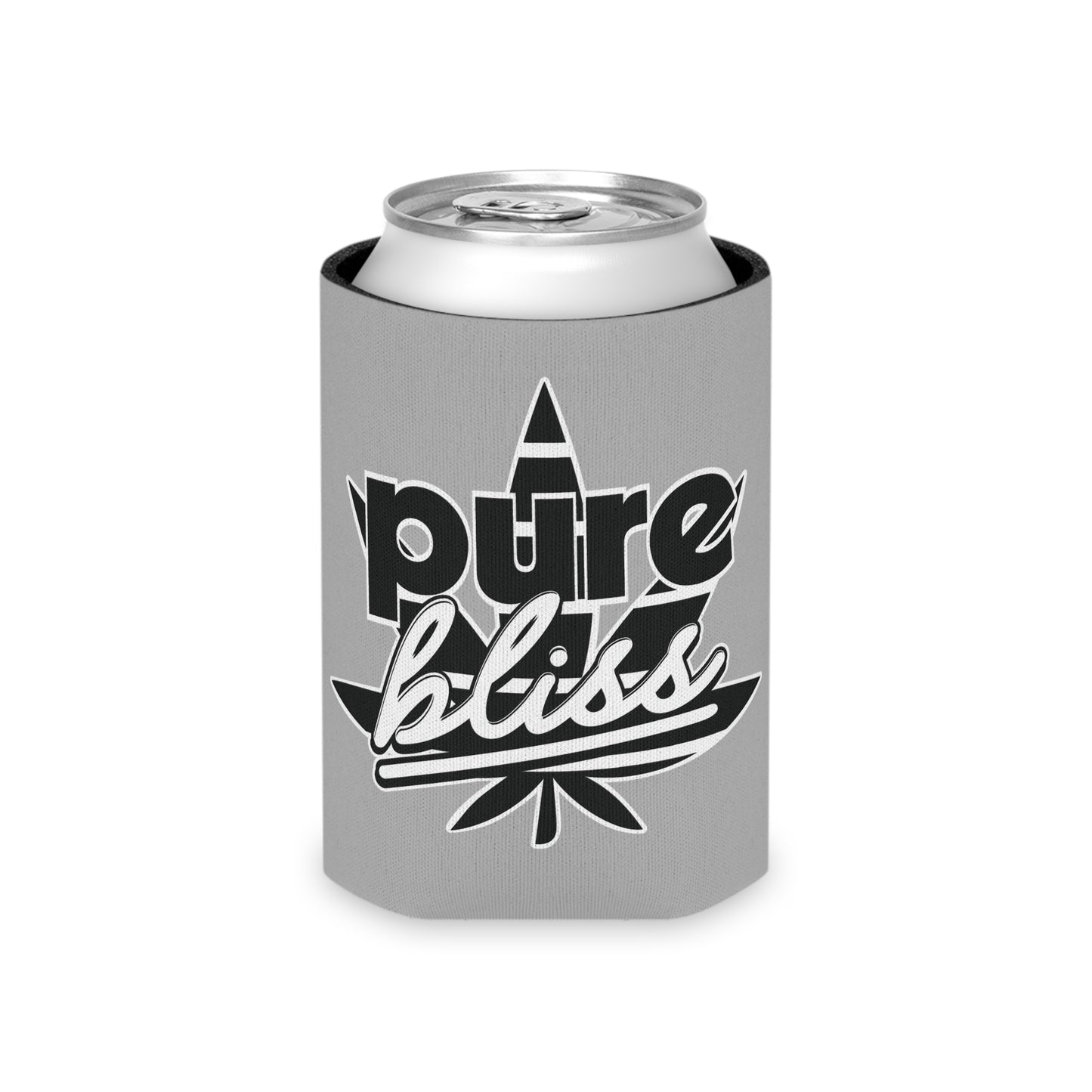 Can Cooler Pure Bliss Monotone Logo