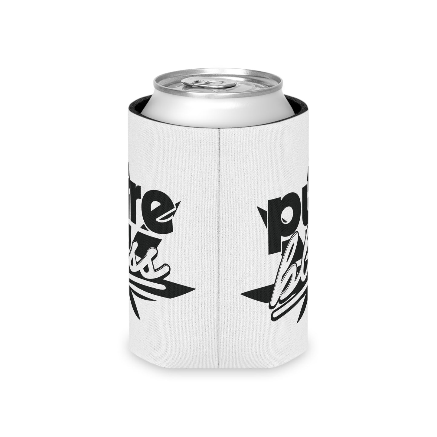 Can Cooler Pure Bliss Monotone Logo