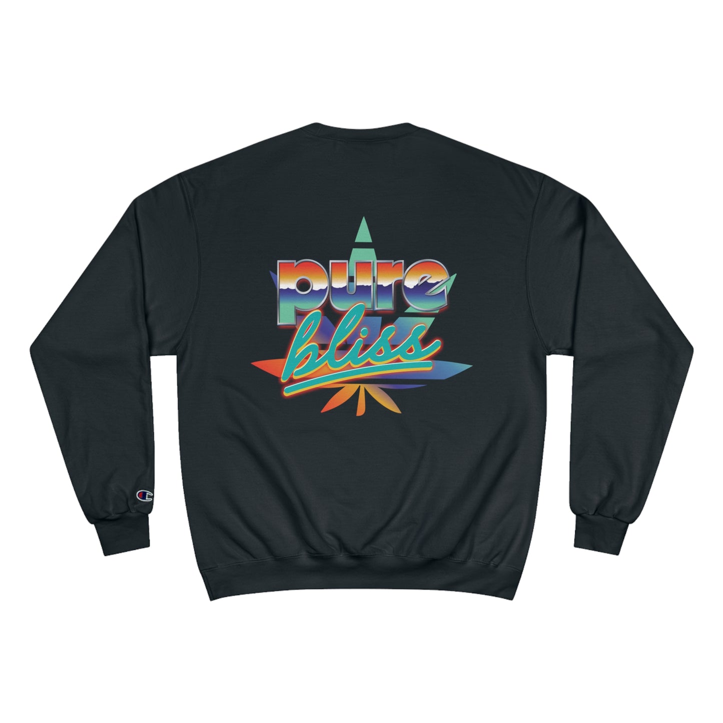 Champion Sweatshirt Pure Bliss Vaporwave logo