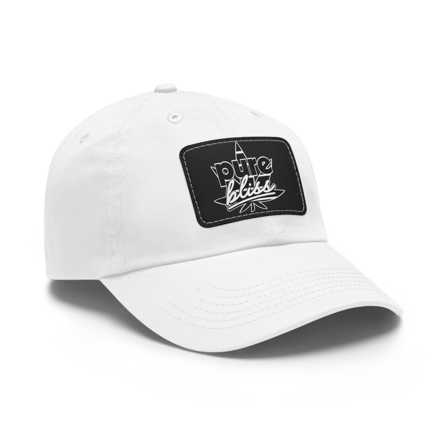 Dad Hat with Leather Patch