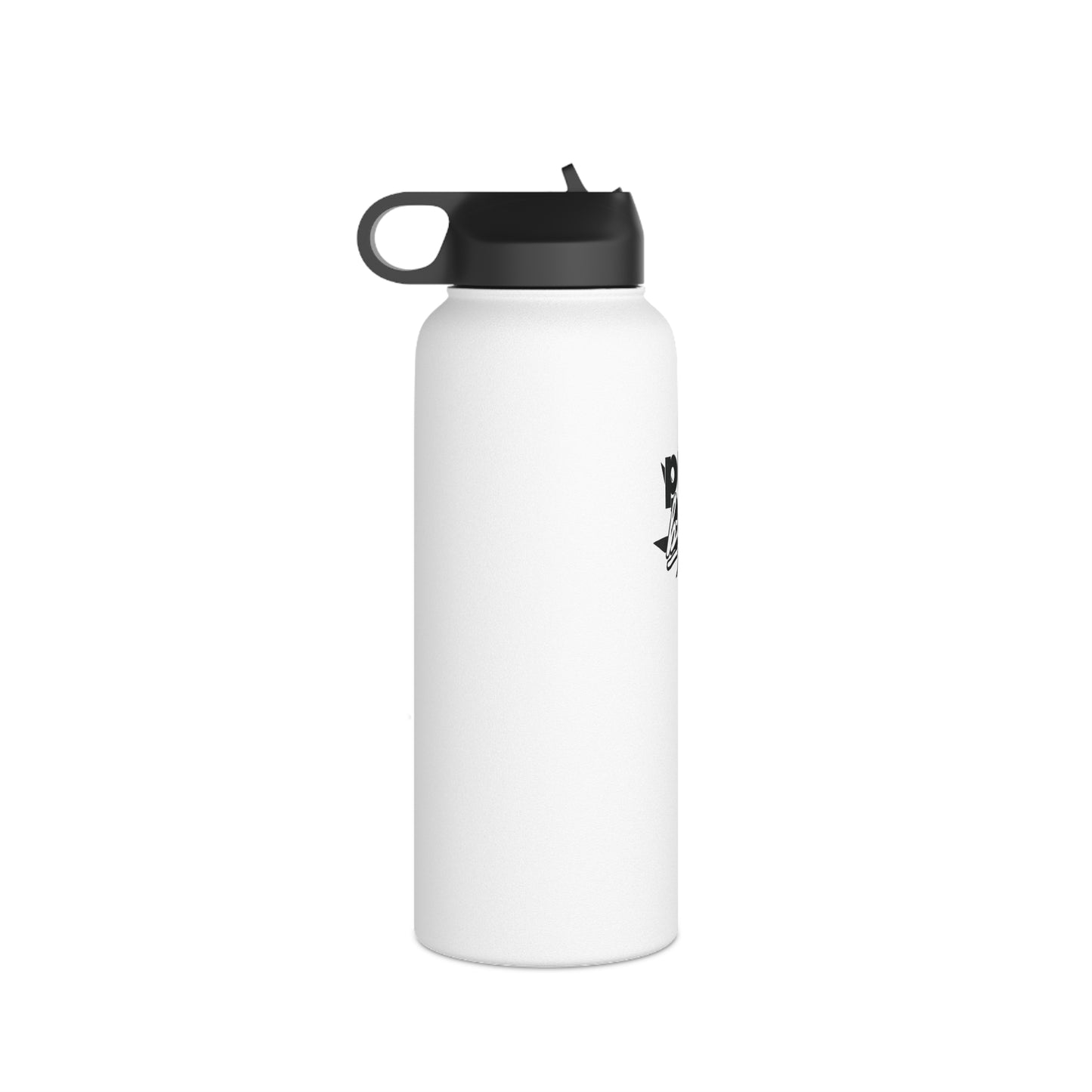 Stainless Steel Water Bottle Pure Bliss Monotone Logo