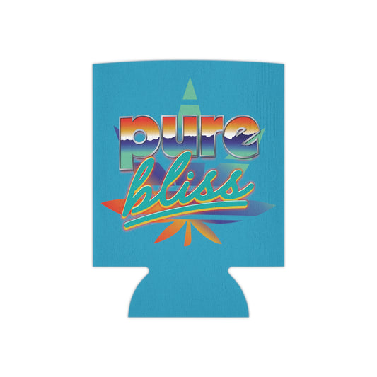 Can Cooler Pure Bliss Vaporwave Logo