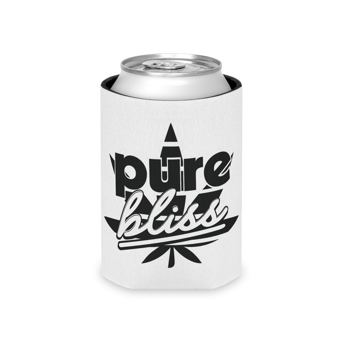 Can Cooler Pure Bliss Monotone Logo