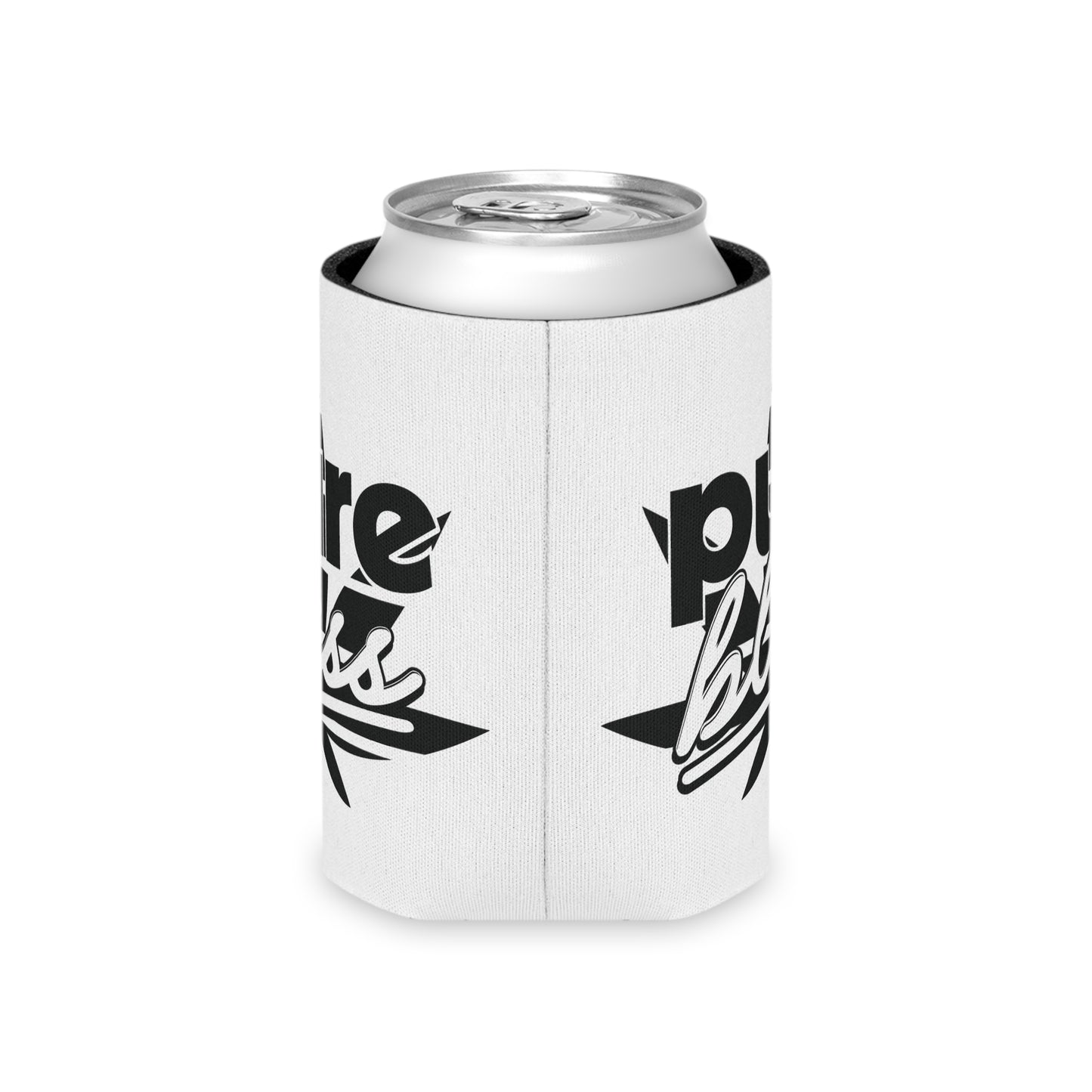 Can Cooler Pure Bliss Monotone Logo