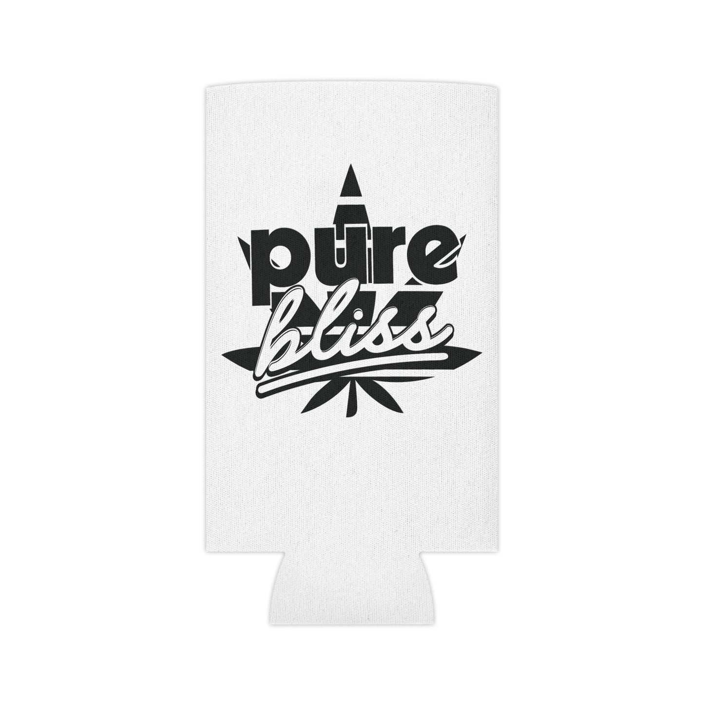 Can Cooler Pure Bliss Monotone Logo