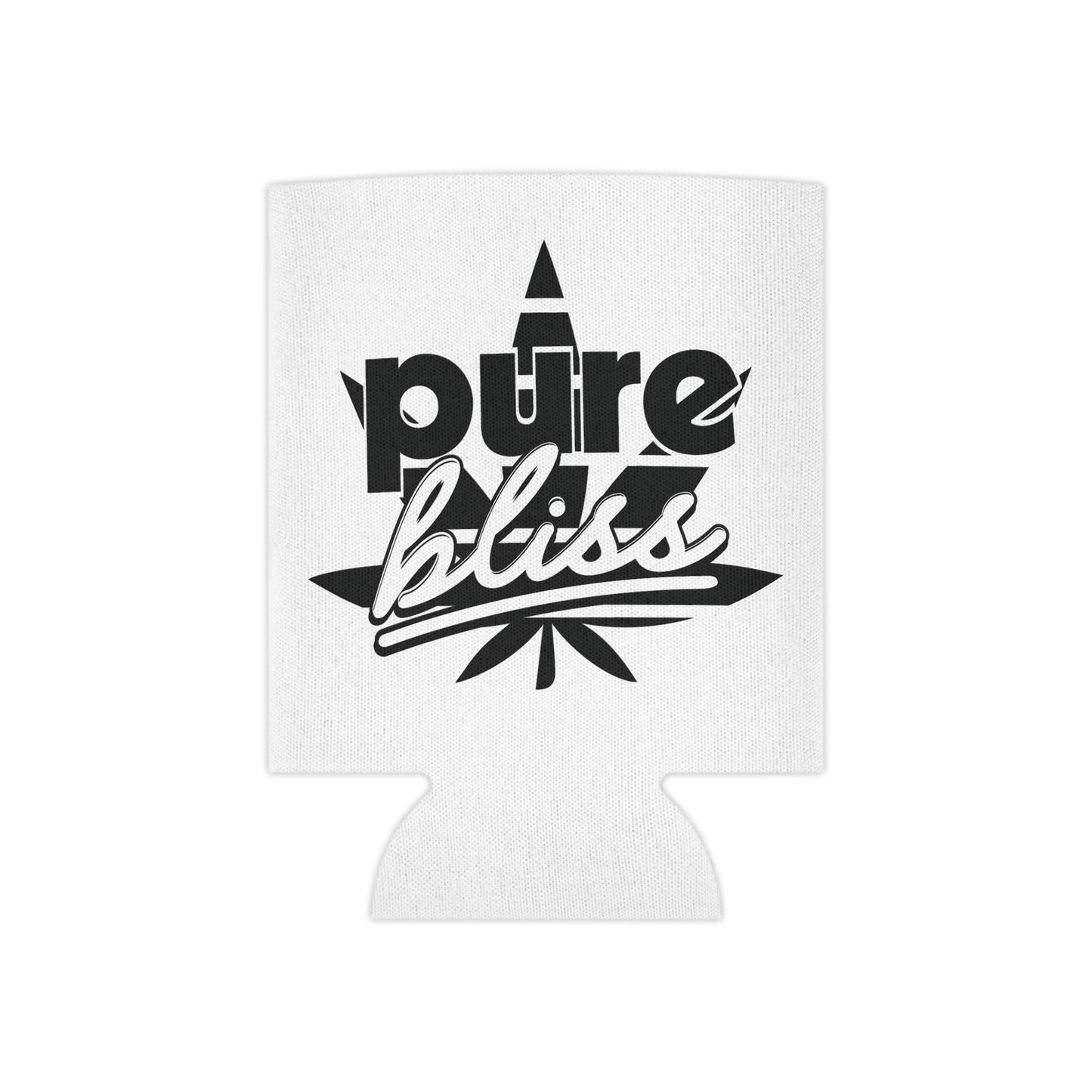 Can Cooler Pure Bliss Monotone Logo