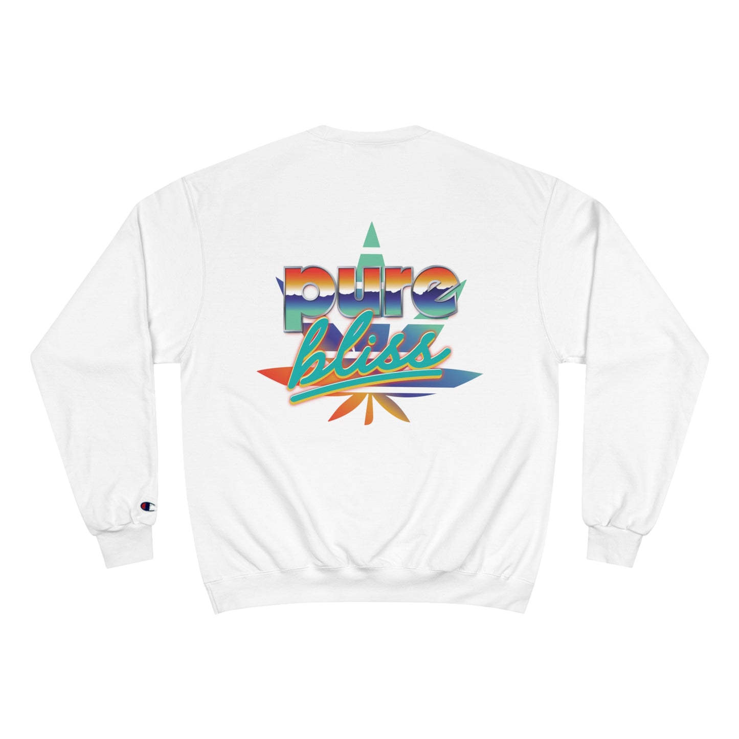 Champion Sweatshirt Pure Bliss Vaporwave logo