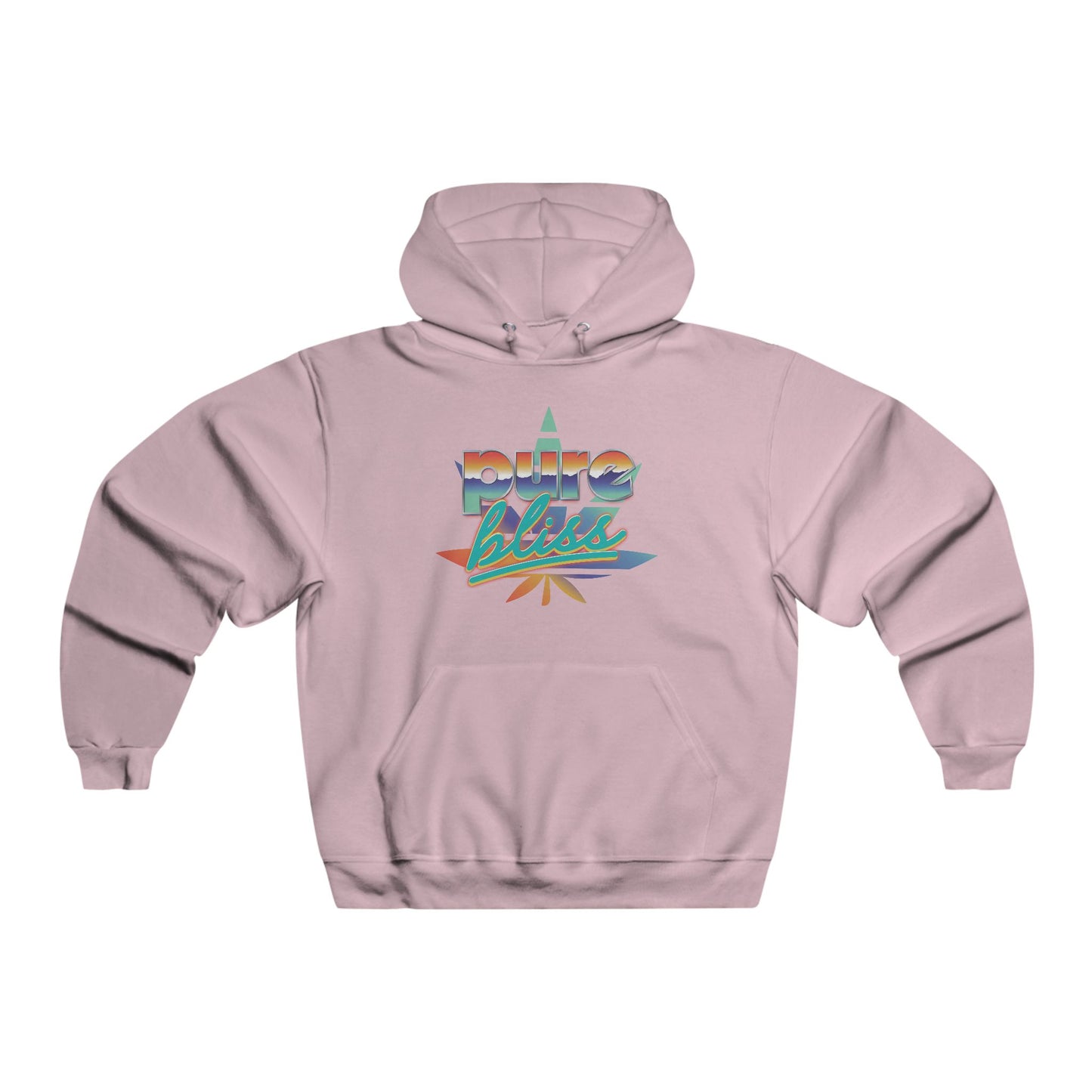Hooded Sweatshirt - Pure Bliss Logo with Miami Vice Colors