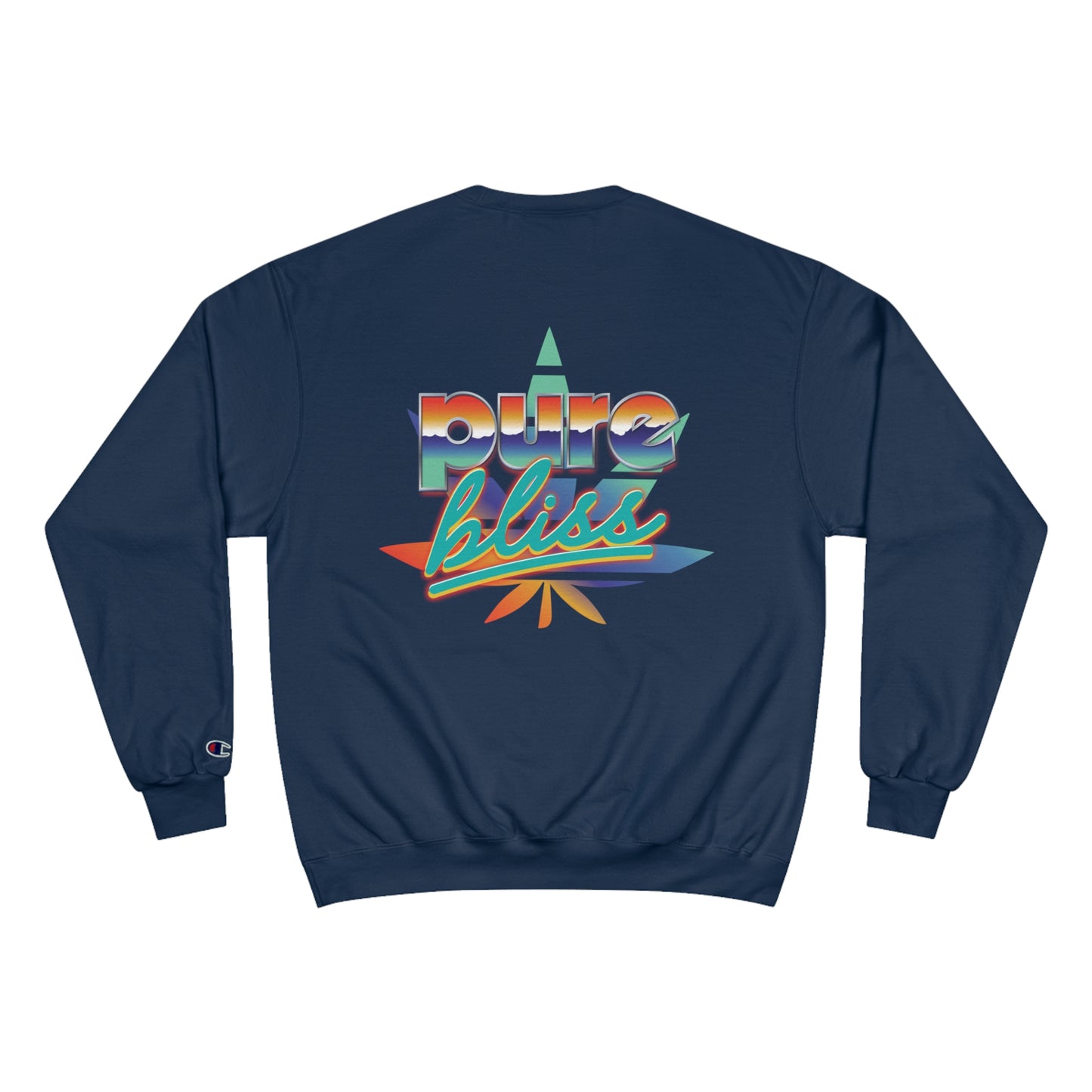 Champion Sweatshirt Pure Bliss Vaporwave logo