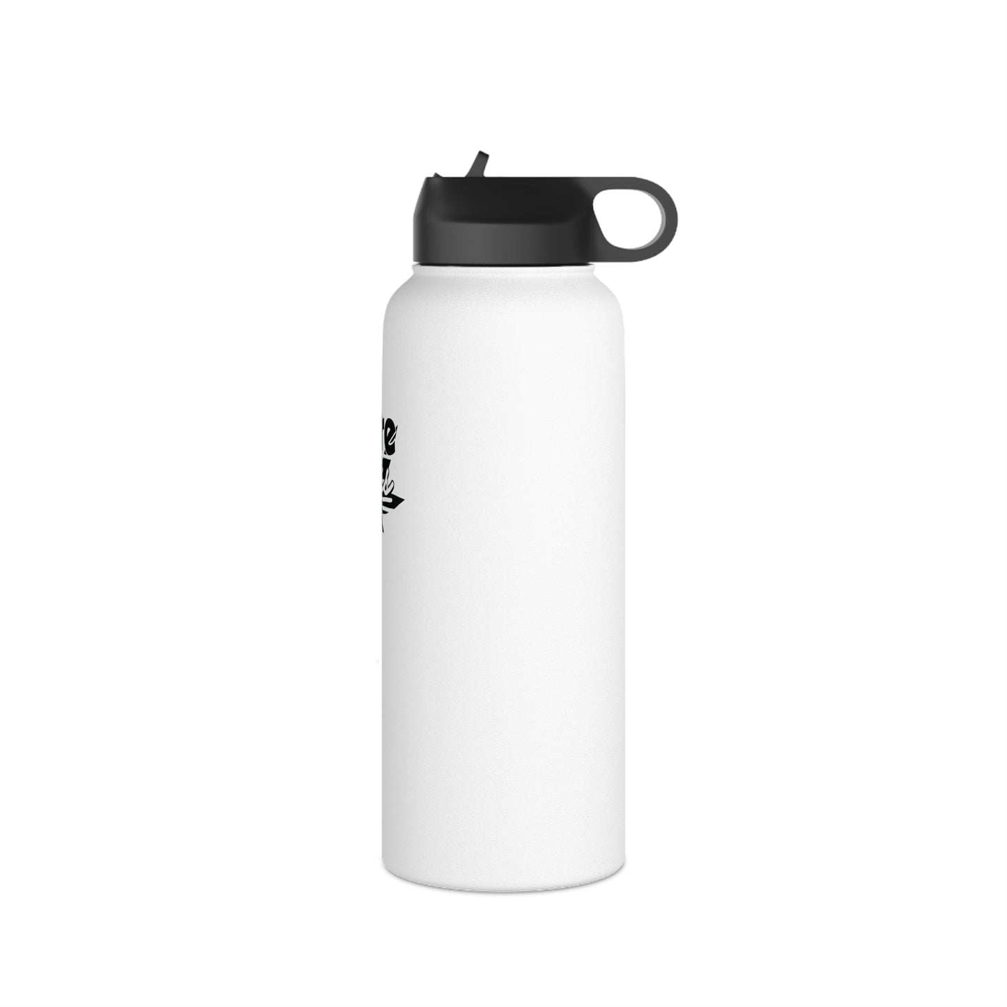 Stainless Steel Water Bottle Pure Bliss Monotone Logo