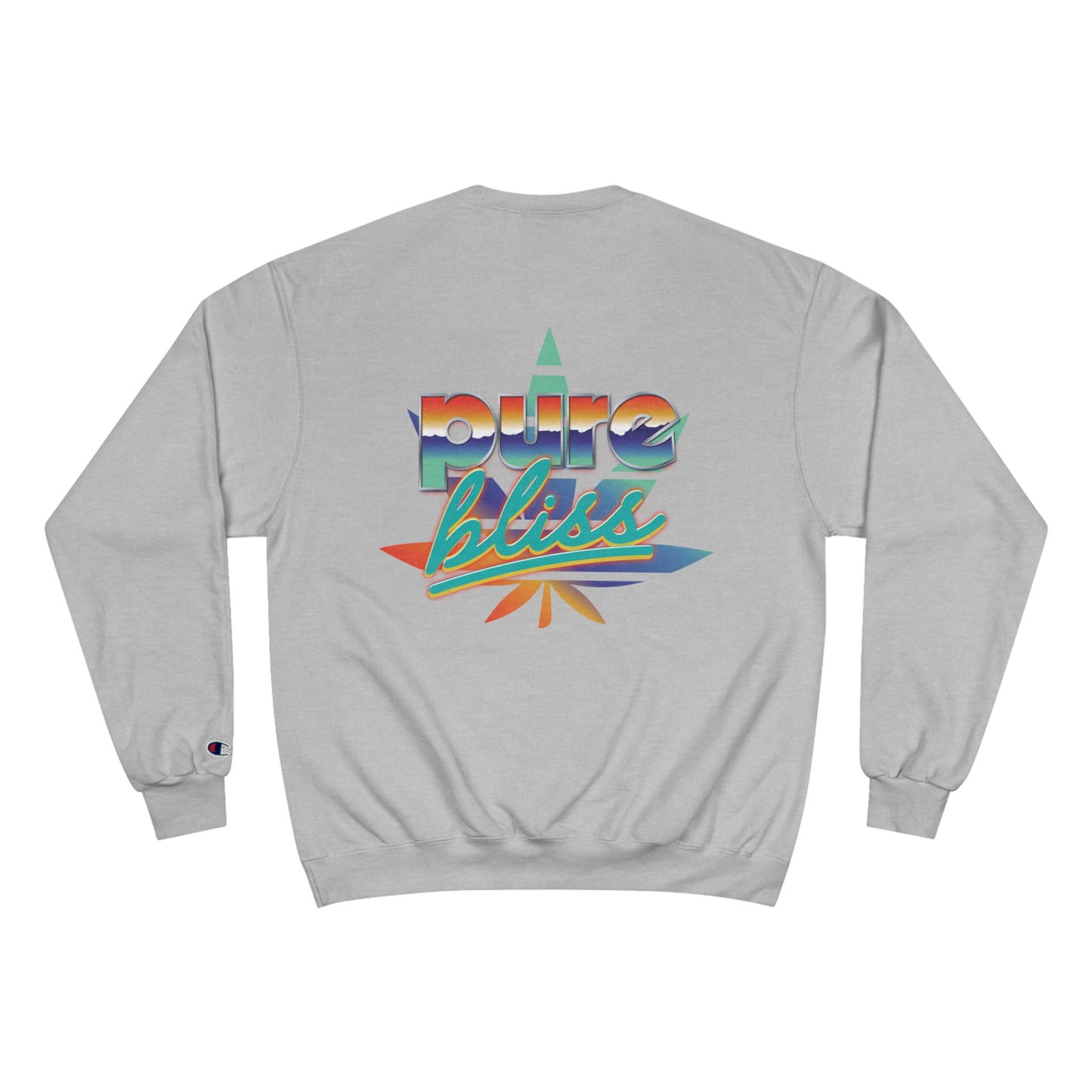 Champion Sweatshirt Pure Bliss Vaporwave logo