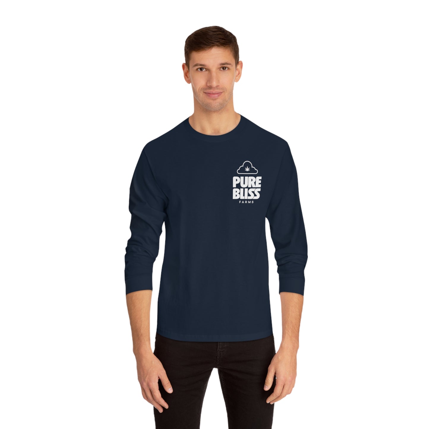 Classic Long Sleeve T-Shirt Pure Bliss Cloud Logo