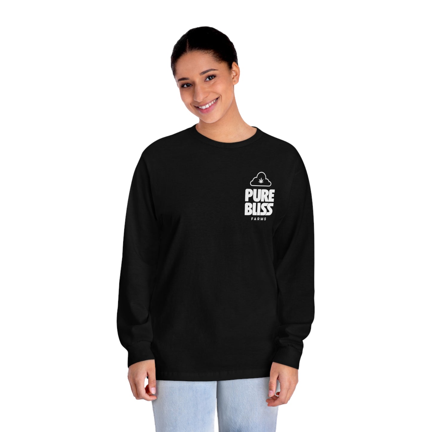 Classic Long Sleeve T-Shirt Pure Bliss Cloud Logo