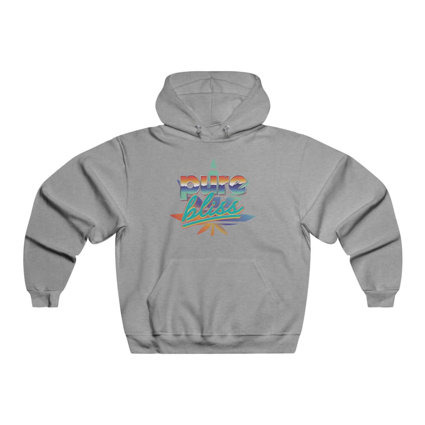 Hooded Sweatshirt - Pure Bliss Logo with Miami Vice Colors