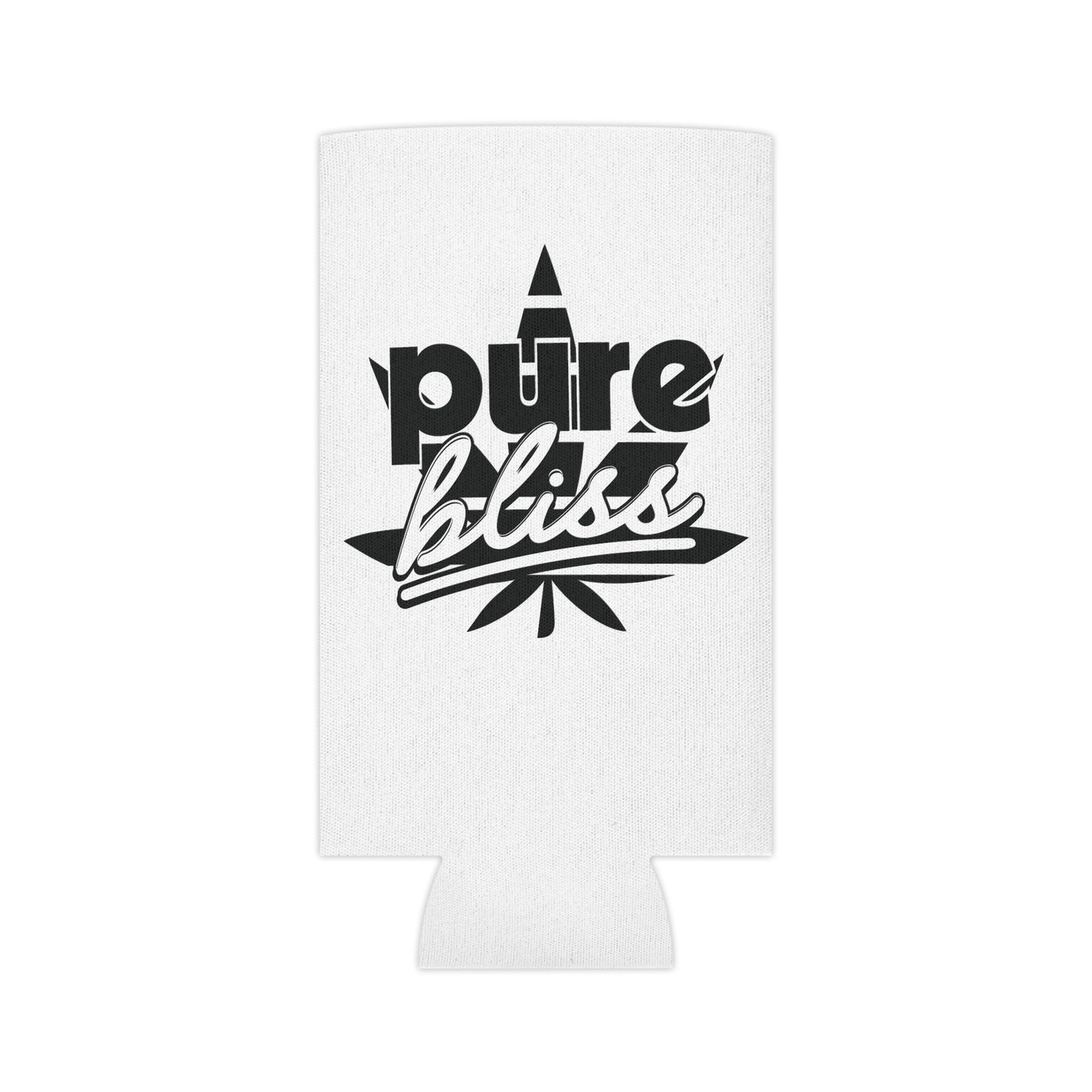 Can Cooler Pure Bliss Monotone Logo