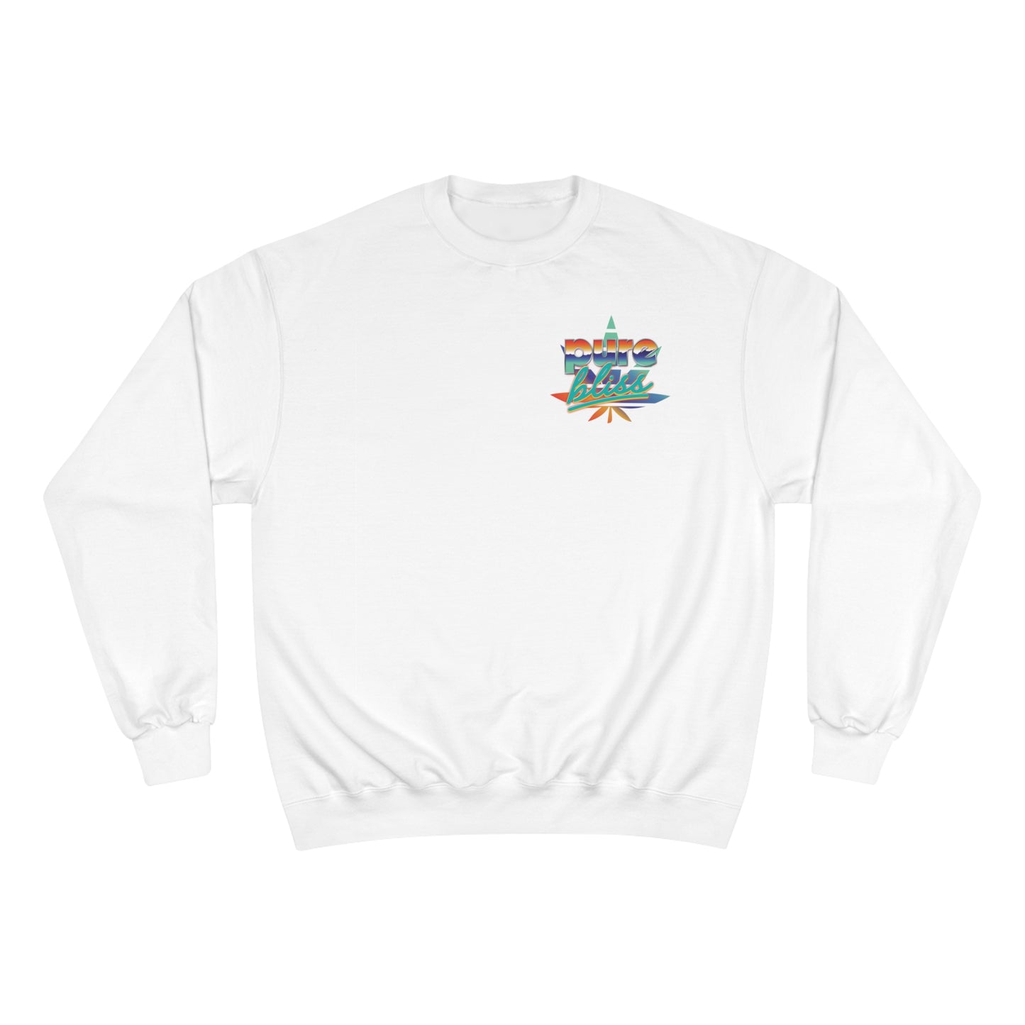 Champion Sweatshirt Pure Bliss Vaporwave logo