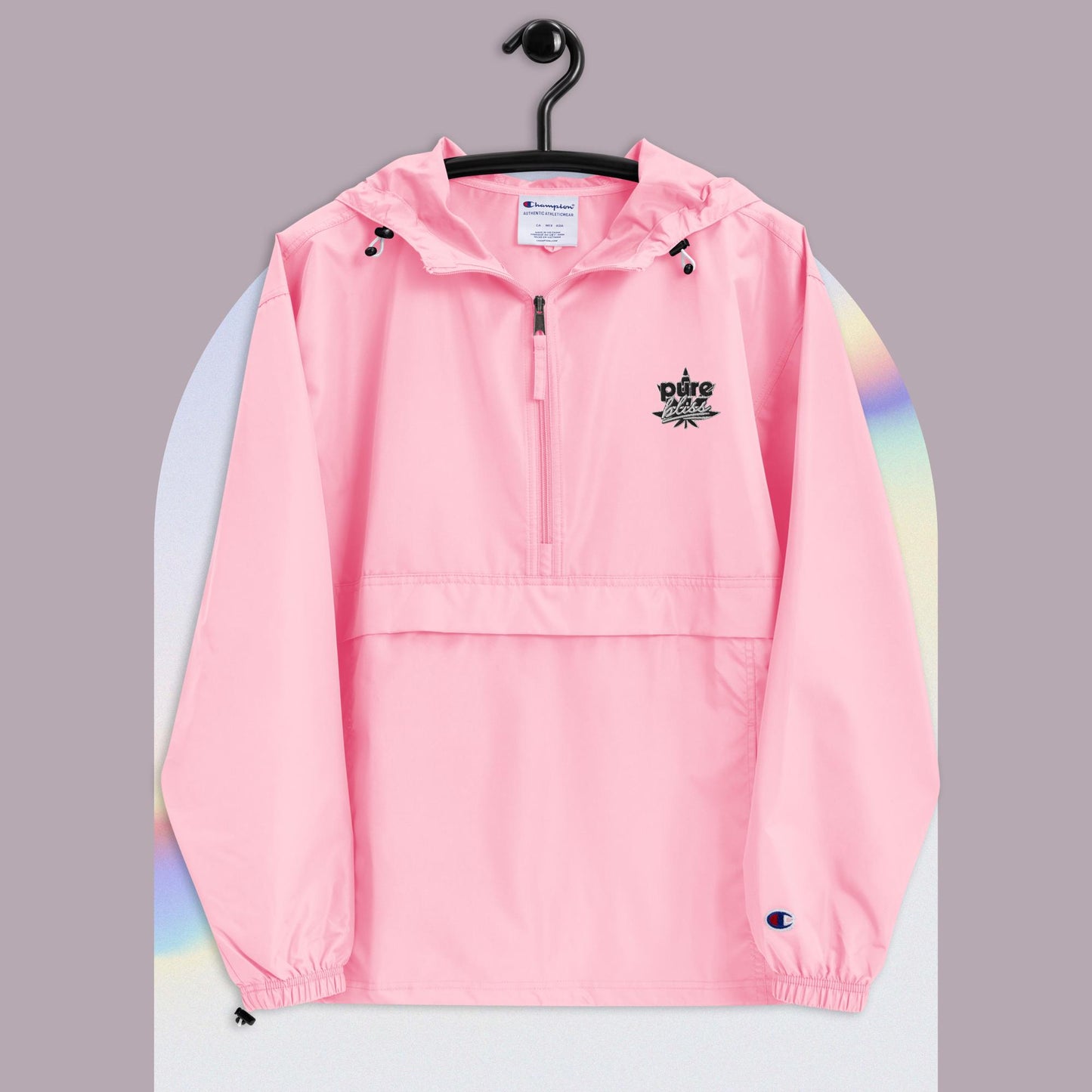 Champion Packable Jacket Pure Bliss Monotone Logo